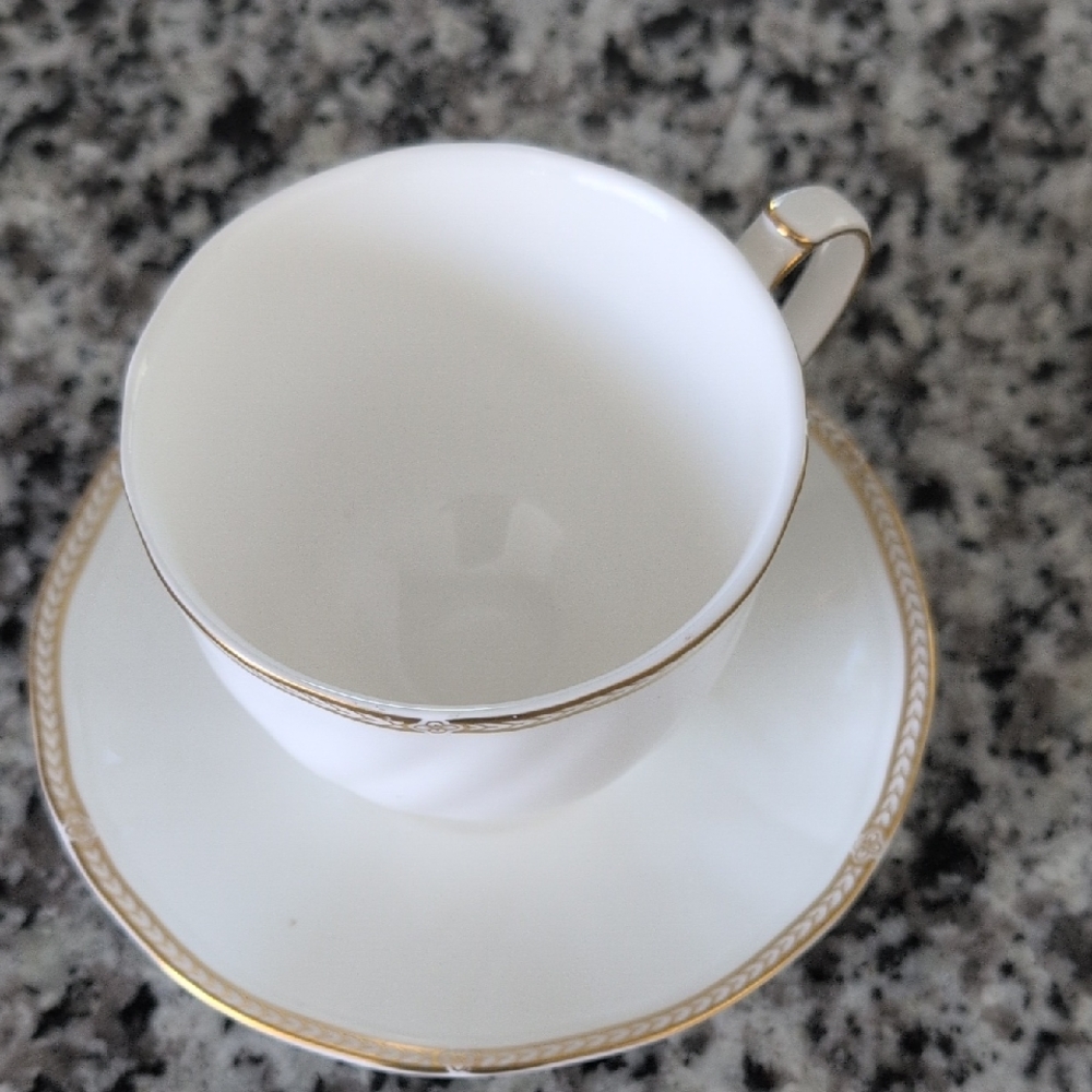 Wedgwood Crown Gold Bone China Teacup